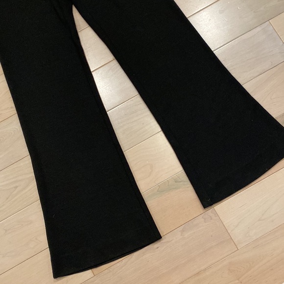 Tory Burch sailor front buttons soft stretch flare pants - Picture 2 of 11